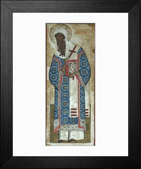 Framed Print : Saint Metropolitan Alexei of Moscow, 16th century. Artist: Russian icon Framed Print : Saint Metropolitan Alexei of Moscow, 16th century. Artist: Russian icon