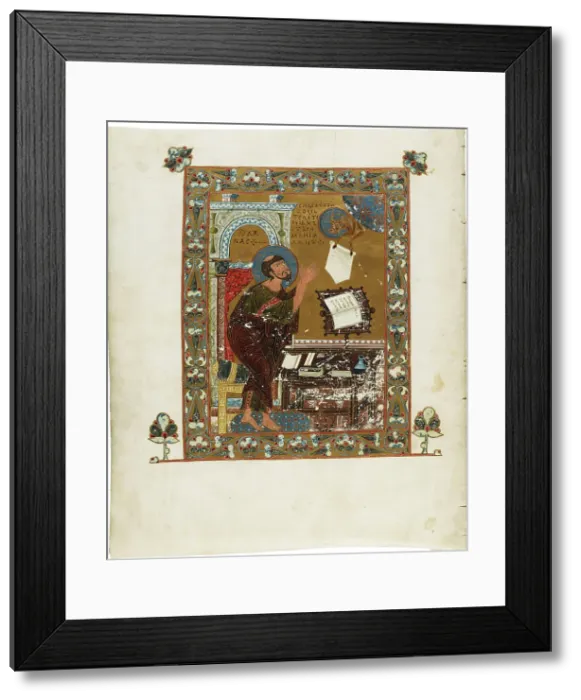 Framed Print : The Ostromir Gospels. Artist: Ostromir (active 1054-1057) Framed Print : The Ostromir Gospels. Artist: Ostromir (active 1054-1057)
