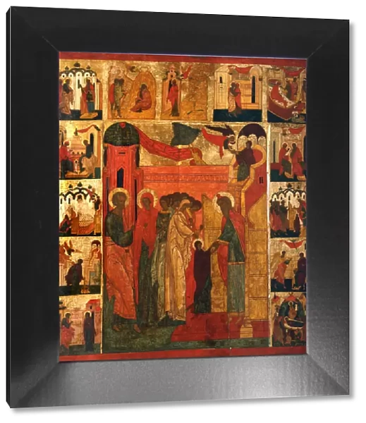 The Entry of the Most Holy Theotokos into the Temple, 16th century. Artist: Russian icon