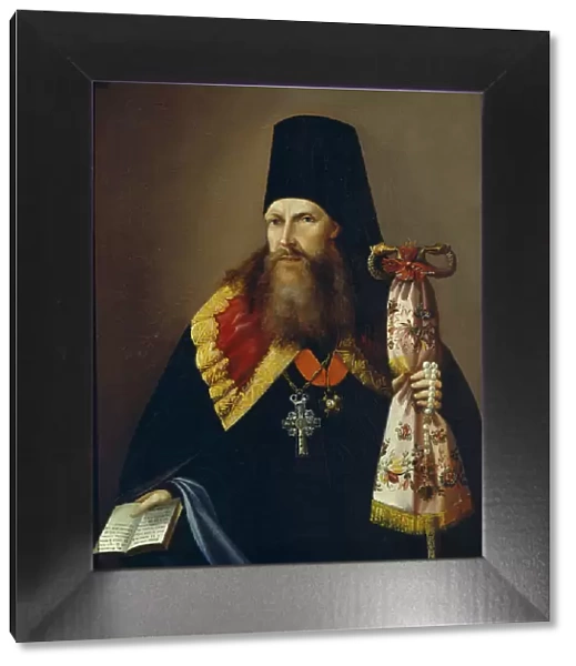 Portrait of Varlaam (Denisov), Archbishop of Ural (1804-1873), Mid of the 19th cen Artist: Anonymous