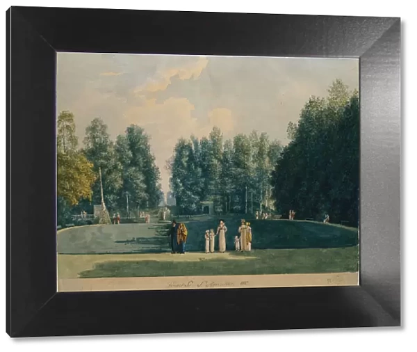 In the Park. Olgovo, 1813. Artist: Apraksina (1798-1886)