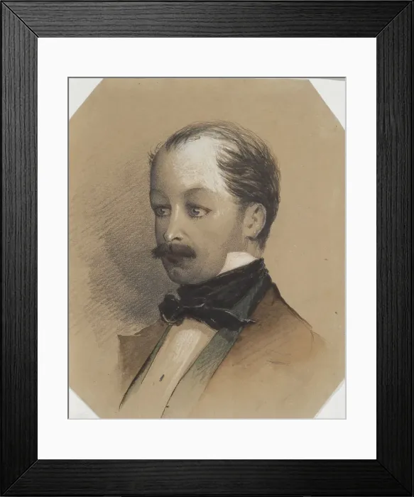 Framed Print : Portrait of the painter Pavel Andreyevich Fedotov (1815-1852), ca 1852. Artist: Baideman, Alexander Yegorovich (1826-1869) Framed Print : Portrait of the painter Pavel Andreyevich Fedotov (1815-1852), ca 1852. Artist: Baideman, Alexander Yegorovich (1826-1869)