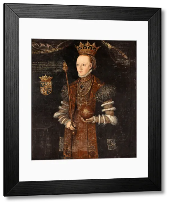 Framed Print : Queen Margaret Leijonhufvud of Sweden. Artist: Uther, Johan Baptista van (active 1562-1597) Framed Print : Queen Margaret Leijonhufvud of Sweden. Artist: Uther, Johan Baptista van (active 1562-1597)
