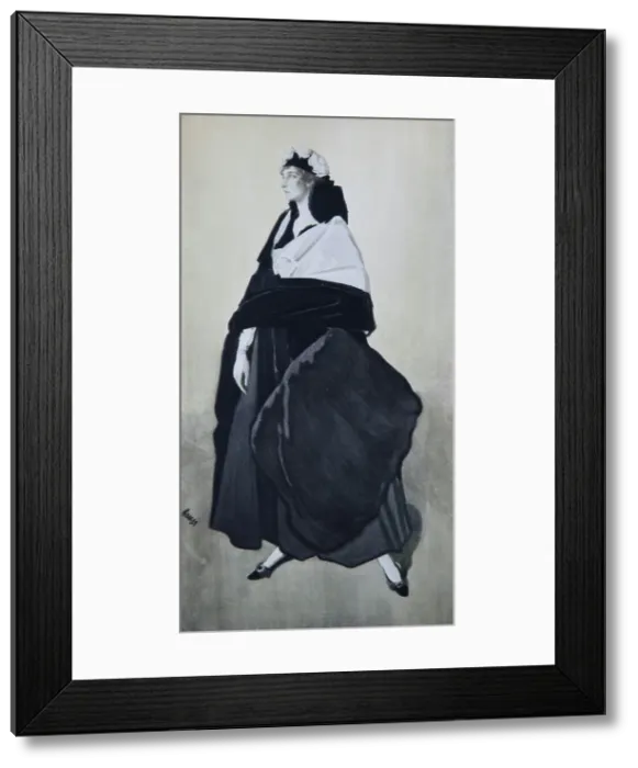 Framed Print : Portrait of Ida Rubinstein. Artist: Bakst, Leon (1866-1924) Framed Print : Portrait of Ida Rubinstein. Artist: Bakst, Leon (1866-1924)