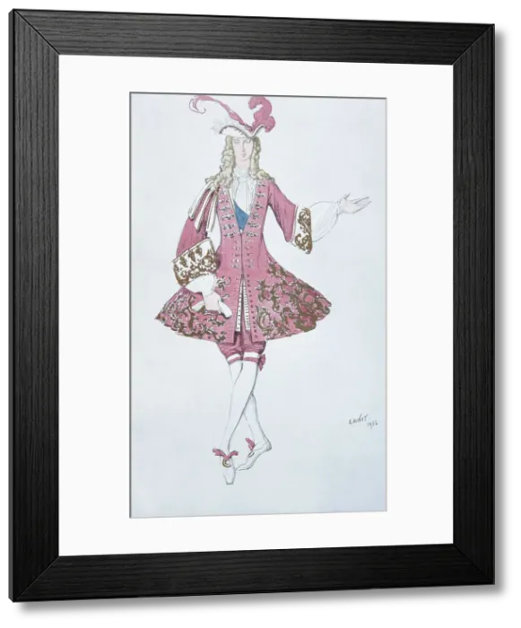 Framed Print : Page de la princesse. Costume design for the ballet Sleeping Beauty by P. Tchaikovsky, 1916. Artist: Bakst, Leon (1866-1924) Framed Print : Page de la princesse. Costume design for the ballet Sleeping Beauty by P. Tchaikovsky, 1916. Artist: Bakst, Leon (1866-1924)