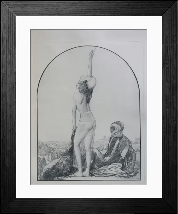 Framed Print : Judith of Bethulia. Artist: Bakst, Leon (1866-1924) Framed Print : Judith of Bethulia. Artist: Bakst, Leon (1866-1924)