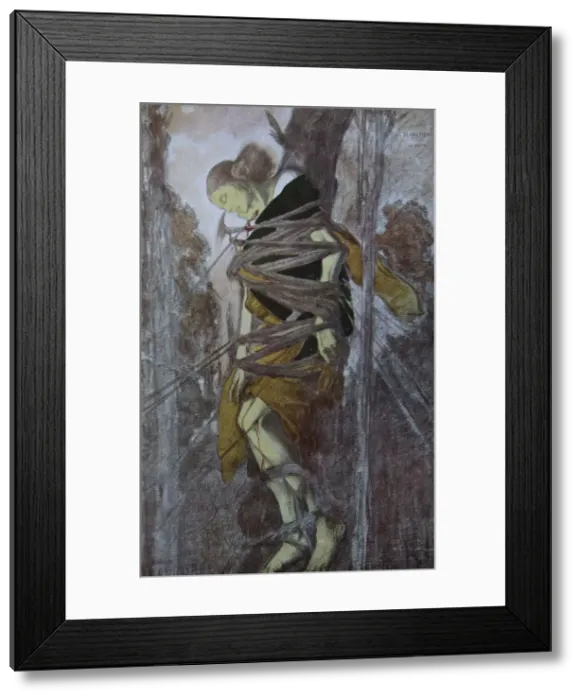 Framed Print : Ida Rubinstein in the play The Martyrdom of St. Sebastian by Gabriele D Annuzio, 1922. Artist: Bakst, Leon (1866-1924) Framed Print : Ida Rubinstein in the play The Martyrdom of St. Sebastian by Gabriele D Annuzio, 1922. Artist: Bakst, Leon (1866-1924)