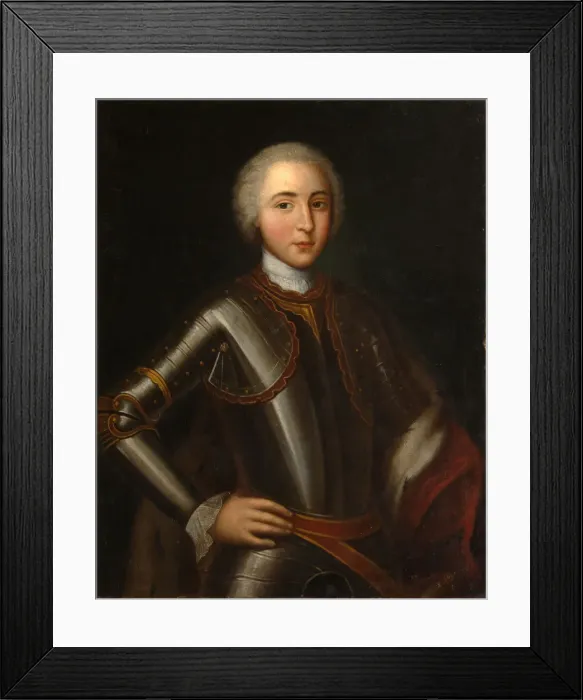 Framed Print : Portrait of Prince Nikolay Fyodorovich Golitsyn (1728-1780), 1750s. Artist: Anonymous Framed Print : Portrait of Prince Nikolay Fyodorovich Golitsyn (1728-1780), 1750s. Artist: Anonymous