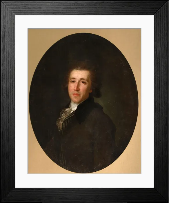 Framed Print : Portrait of Prince Fyodor Nikolayevich Golitsyn (1751-1827), 1790s. Artist: Anonymous Framed Print : Portrait of Prince Fyodor Nikolayevich Golitsyn (1751-1827), 1790s. Artist: Anonymous