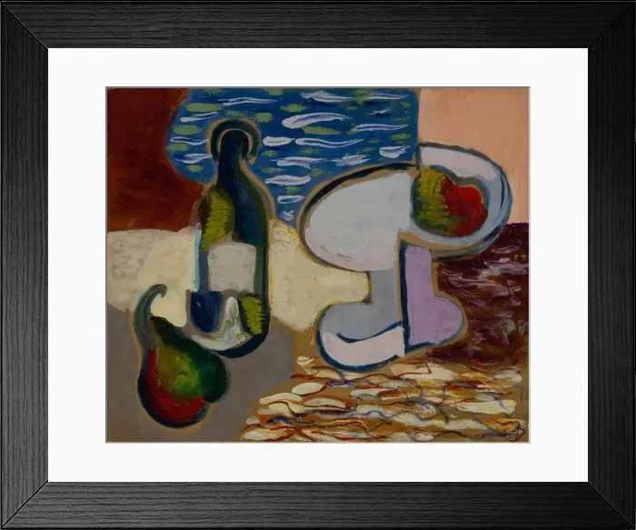 Framed Print : Still Life with a Pear, 1927. Artist: Baranov-Rossine, Vladimir Davidovich (1888-1942) Framed Print : Still Life with a Pear, 1927. Artist: Baranov-Rossine, Vladimir Davidovich (1888-1942)
