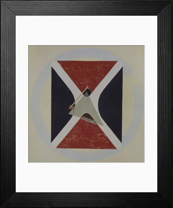 Framed Print : Proun 43, 1924. Artist: Lissitzky, El (1890-1941) Framed Print : Proun 43, 1924. Artist: Lissitzky, El (1890-1941)