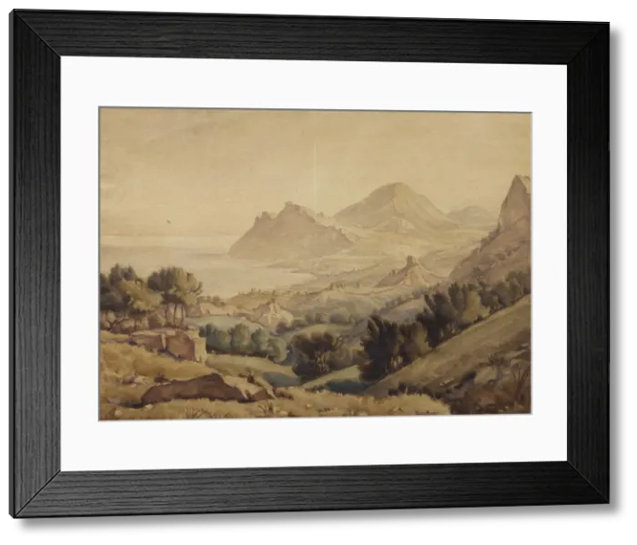 Framed Print : Ancient town. Artist: Bogayevsky, Konstantin Fyodorovich (1872-1943) Framed Print : Ancient town. Artist: Bogayevsky, Konstantin Fyodorovich (1872-1943)