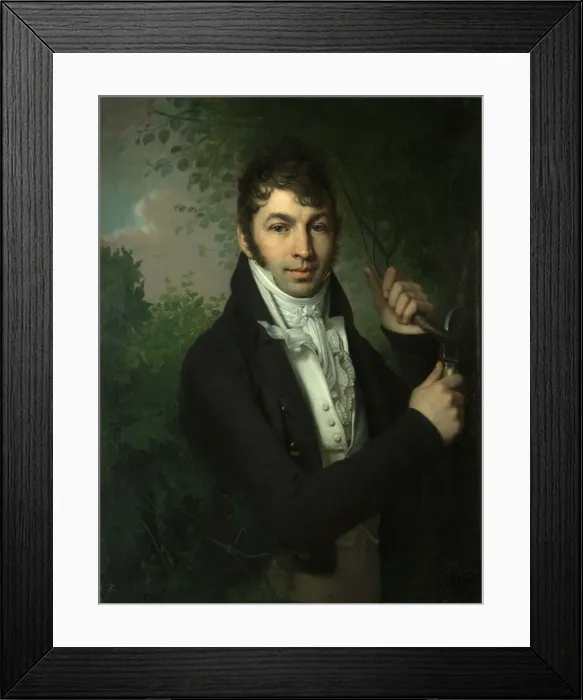 Framed Print : Portrait of Alexander Petrovich Dubovitsky, Between 1816 and 1820. Artist: Borovikovsky, Vladimir Lukich (1757-1825) Framed Print : Portrait of Alexander Petrovich Dubovitsky, Between 1816 and 1820. Artist: Borovikovsky, Vladimir Lukich (1757-1825)
