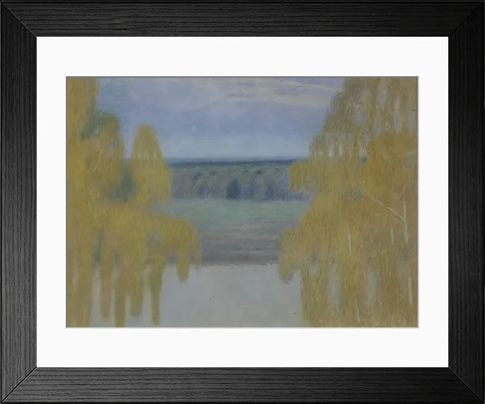 Framed Print : Autumn, 1905. Artist: Borisov-Musatov, Viktor Elpidiforovich (1870-1905) Framed Print : Autumn, 1905. Artist: Borisov-Musatov, Viktor Elpidiforovich (1870-1905)