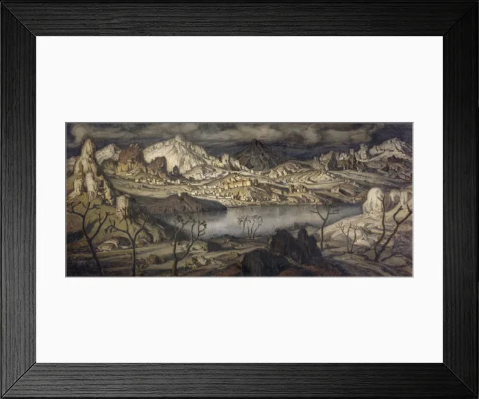 Framed Print : The Cimmerian region, 1910. Artist: Bogayevsky, Konstantin Fyodorovich (1872-1943) Framed Print : The Cimmerian region, 1910. Artist: Bogayevsky, Konstantin Fyodorovich (1872-1943)