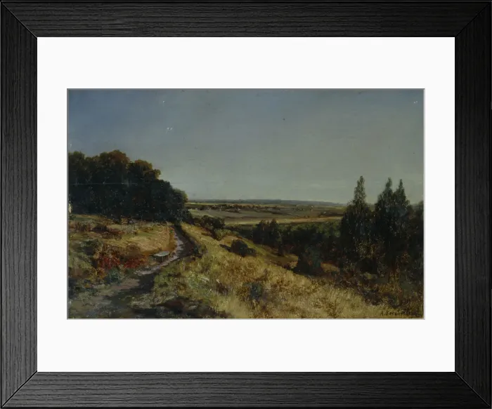 Framed Print : Alexander Radishchevs Estate Ablyazovo, 1860s. Artist: Bogolyubov, Alexei Petrovich (1824-1896) Framed Print : Alexander Radishchevs Estate Ablyazovo, 1860s. Artist: Bogolyubov, Alexei Petrovich (1824-1896)