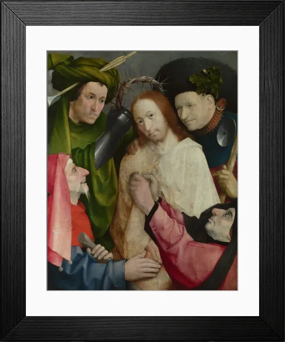 Framed Print : The Mocking of Christ, c. 1500. Artist: Bosch, Hieronymus (c. 1450-1516) Framed Print : The Mocking of Christ, c. 1500. Artist: Bosch, Hieronymus (c. 1450-1516)