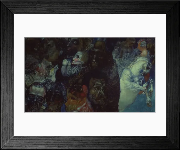 Framed Print : Heads, 1910. Artist: Filonov, Pavel Nikolayevich (1883-1941) Framed Print : Heads, 1910. Artist: Filonov, Pavel Nikolayevich (1883-1941)