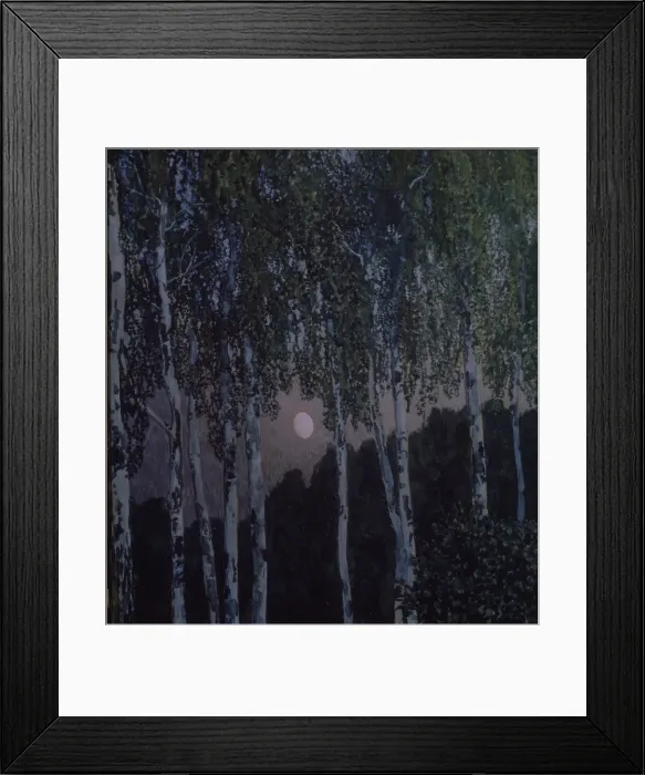 Framed Print : Birches, 1908-1910. Artist: Golovin, Alexander Yakovlevich (1863-1930)
