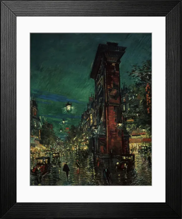 Framed Print : Paris, Porte Saint-Denis, 1923-1939. Artist: Korovin, Konstantin Alexeyevich (1861-1939) Framed Print : Paris, Porte Saint-Denis, 1923-1939. Artist: Korovin, Konstantin Alexeyevich (1861-1939)