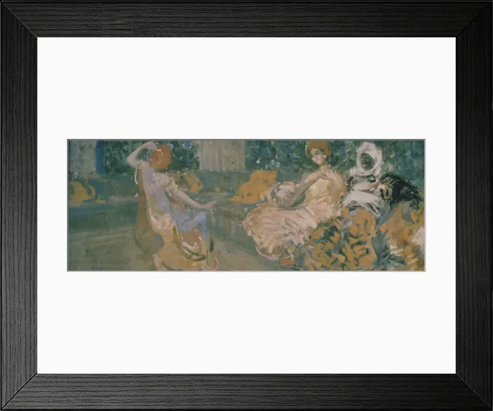 Framed Print : Illustration for the poem The Fountain of Bahcesaray by A. Pushkin, 1907. Artist: Korovin, Konstantin Alexeyevich (1861-1939) Framed Print : Illustration for the poem The Fountain of Bahcesaray by A. Pushkin, 1907. Artist: Korovin, Konstantin Alexeyevich (1861-1939)