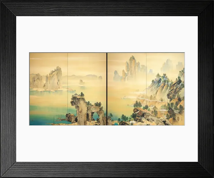 Framed Print : Good Omen, 1931. Artist: Shunkyo, Yamamoto (1871-1933) Framed Print : Good Omen, 1931. Artist: Shunkyo, Yamamoto (1871-1933)
