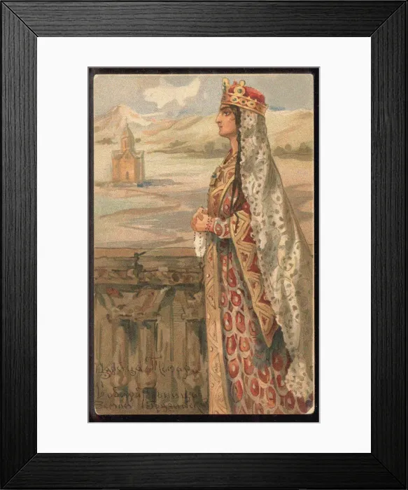 Framed Print : Saint Tamar of Georgia, Second Half of the 19th cen Artist: Anonymous Framed Print : Saint Tamar of Georgia, Second Half of the 19th cen Artist: Anonymous