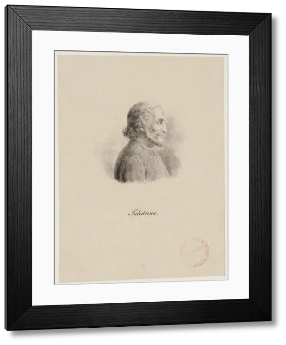 Framed Print : Giovanni Pierluigi da Palestrina, c. 1800. Artist: Anonymous Framed Print : Giovanni Pierluigi da Palestrina, c. 1800. Artist: Anonymous