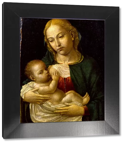 Madonna del Latte, ca 1485. Artist: Bergognone, Ambrogio (1453-1523)