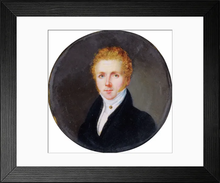 Framed Print : Portrait of the composer Vincenzo Bellini (1801-1835), c. 1830. Artist: Anonymous Framed Print : Portrait of the composer Vincenzo Bellini (1801-1835), c. 1830. Artist: Anonymous