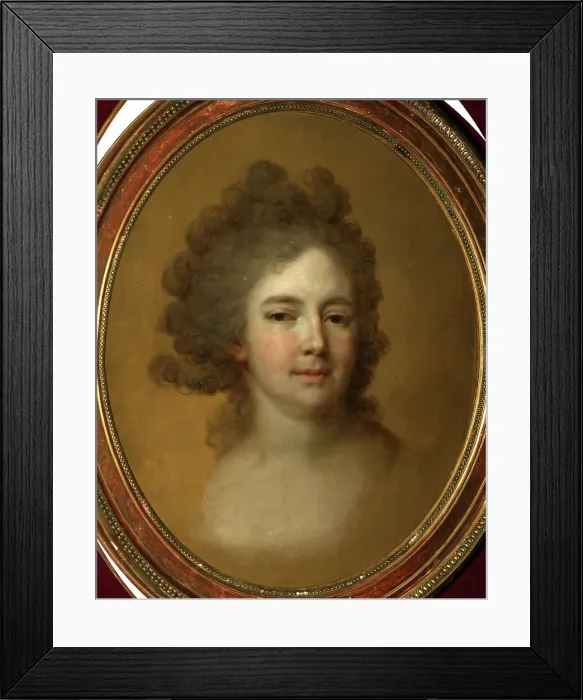 Framed Print : Portrait of Empress Maria Feodorovna (Sophie Dorothea of Wurttemberg) (1759-1828), 1796. Artist: Borovikovsky, Vladimir Lukich (1757-1825) Framed Print : Portrait of Empress Maria Feodorovna (Sophie Dorothea of Wurttemberg) (1759-1828), 1796. Artist: Borovikovsky, Vladimir Lukich (1757-1825)