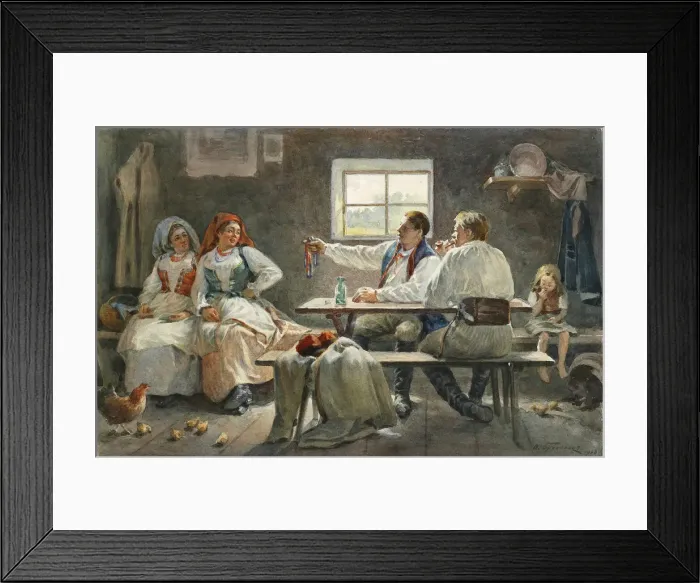 Framed Print : The Seducer, 1903. Artist: Buchholz, Fyodor Fyodorovich (1857-1942) Framed Print : The Seducer, 1903. Artist: Buchholz, Fyodor Fyodorovich (1857-1942)
