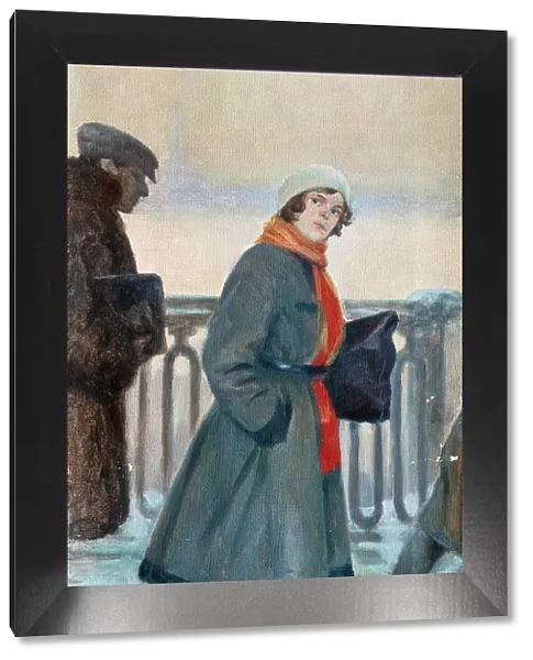 The Way to Work, 1926. Artist: Buchholz, Fyodor Fyodorovich (1857-1942)