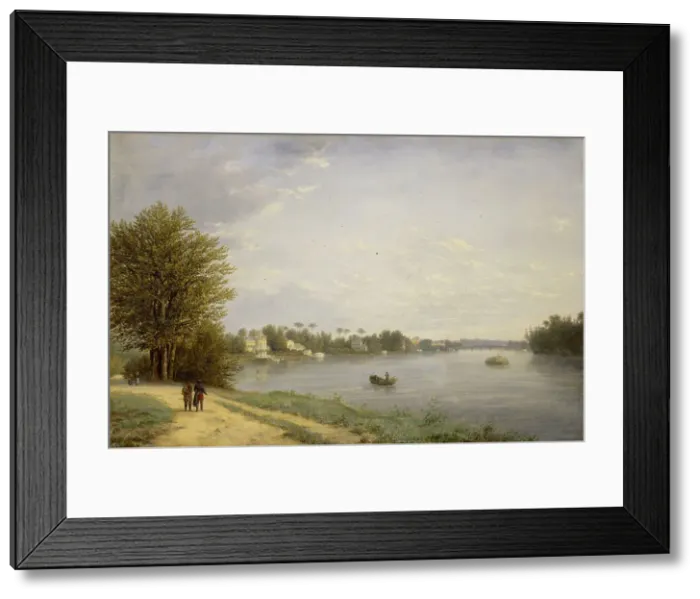 Framed Print : View of the Yelagin Island. Artist: Chernetsov, Nikanor Grigoryevich (1805-1879) Framed Print : View of the Yelagin Island. Artist: Chernetsov, Nikanor Grigoryevich (1805-1879)