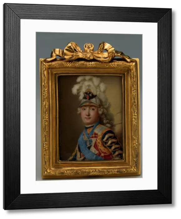 Framed Print : Portrait of the politician and military leader, favorite of Empress Catherine II count Grigory Orlov (1734-1783), ca 1770. Artist: Chyorny, Andrey Ivanovich (18th century) Framed Print : Portrait of the politician and military leader, favorite of Empress Catherine II count Grigory Orlov (1734-1783), ca 1770. Artist: Chyorny, Andrey Ivanovich (18th century)