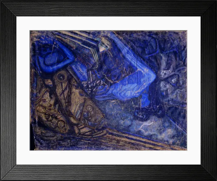 Framed Print : Mourning the Death of Michail Vrubel, 1910-1911. Artist: Denisov, Vasily Ivanovich (1862-1921) Framed Print : Mourning the Death of Michail Vrubel, 1910-1911. Artist: Denisov, Vasily Ivanovich (1862-1921)