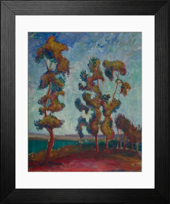 Framed Print : The Young Oaks, 1915. Artist: Denisov, Vasily Ivanovich (1862-1921) Framed Print : The Young Oaks, 1915. Artist: Denisov, Vasily Ivanovich (1862-1921)