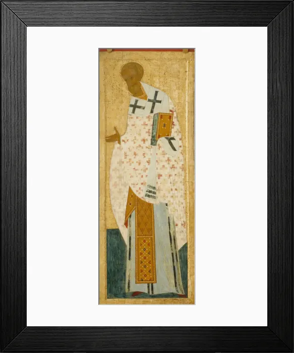 Framed Print : Saint Nicholas, ca 1502. Artist: Dionysius (ca. 1450-before 1508) Framed Print : Saint Nicholas, ca 1502. Artist: Dionysius (ca. 1450-before 1508)