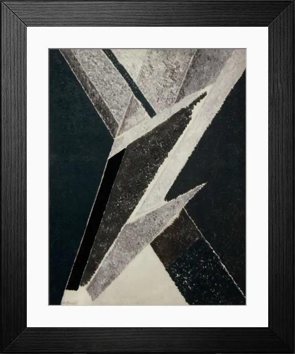 Framed Print : Painterly Composition, 1921. Artist: Drevin, Alexander Davidovich (1889-1938) Framed Print : Painterly Composition, 1921. Artist: Drevin, Alexander Davidovich (1889-1938)