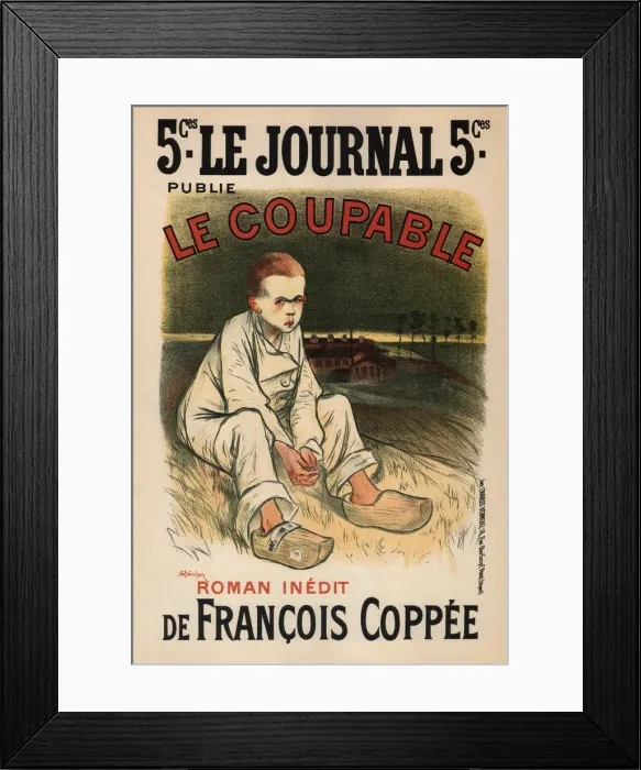 Framed Print : Le Journal, 1896. Artist: Steinlen, Theophile Alexandre (1859-1923) Framed Print : Le Journal, 1896. Artist: Steinlen, Theophile Alexandre (1859-1923)