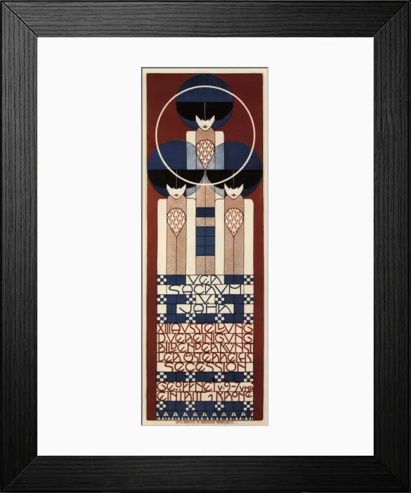 Framed Print : Poster for the Vienna Secession Exhibition, 1902. Artist: Moser, Koloman (1868-1918) Framed Print : Poster for the Vienna Secession Exhibition, 1902. Artist: Moser, Koloman (1868-1918)