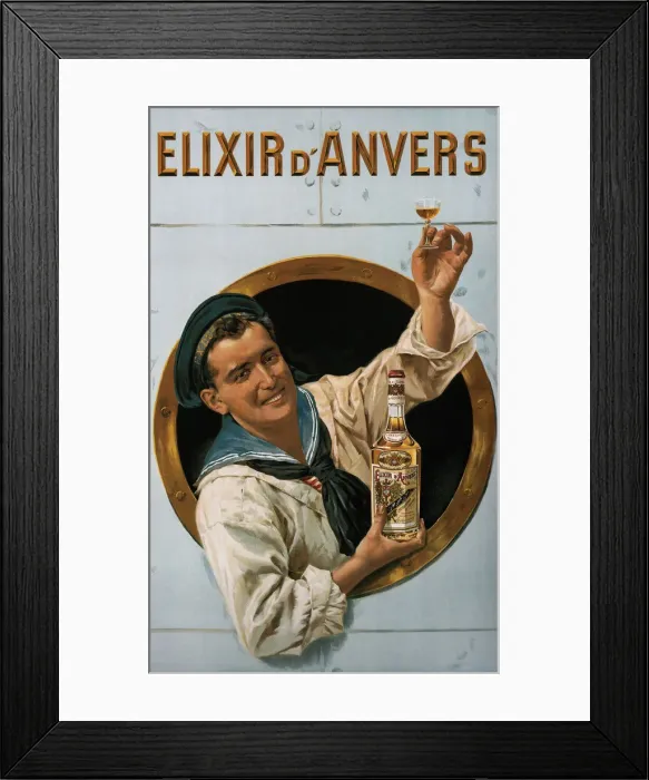 Framed Print : Elixir d Anvers, 1906. Artist: Portielje, Gerard (1856-1929) Framed Print : Elixir d Anvers, 1906. Artist: Portielje, Gerard (1856-1929)
