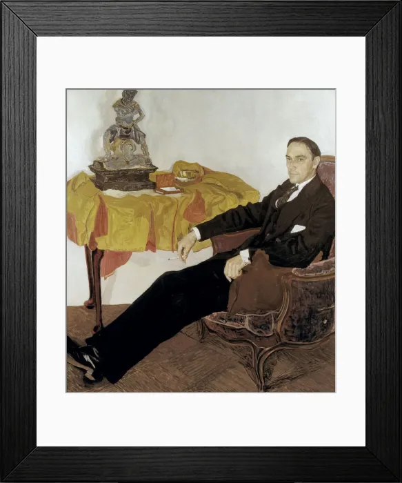 Framed Print : Portrait of Michail Ivanovich Tereshchenko (1886-1956), 1911-1914. Artist: Golovin, Alexander Yakovlevich (1863-1930) Framed Print : Portrait of Michail Ivanovich Tereshchenko (1886-1956), 1911-1914. Artist: Golovin, Alexander Yakovlevich (1863-1930)