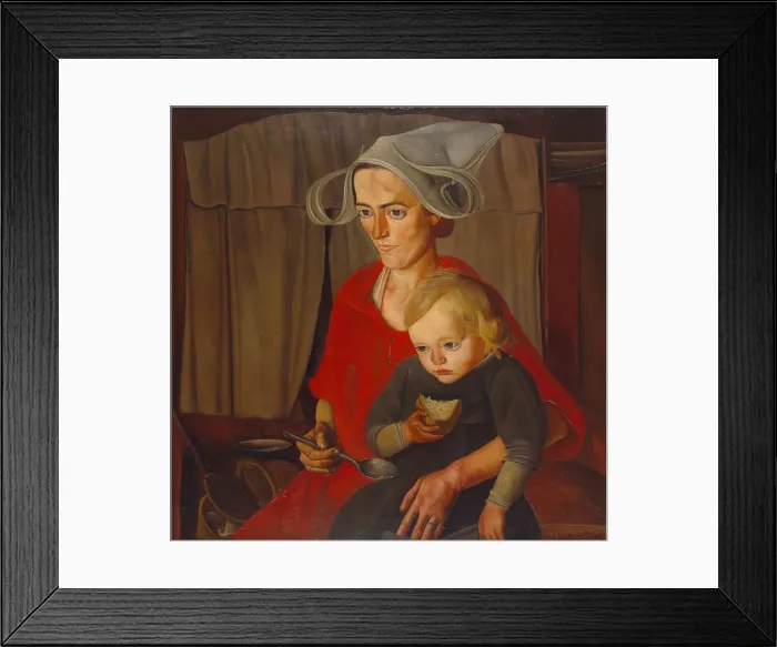 Framed Print : The Poverty, 1925. Artist: Grigoriev, Boris Dmitryevich (1886-1939) Framed Print : The Poverty, 1925. Artist: Grigoriev, Boris Dmitryevich (1886-1939)