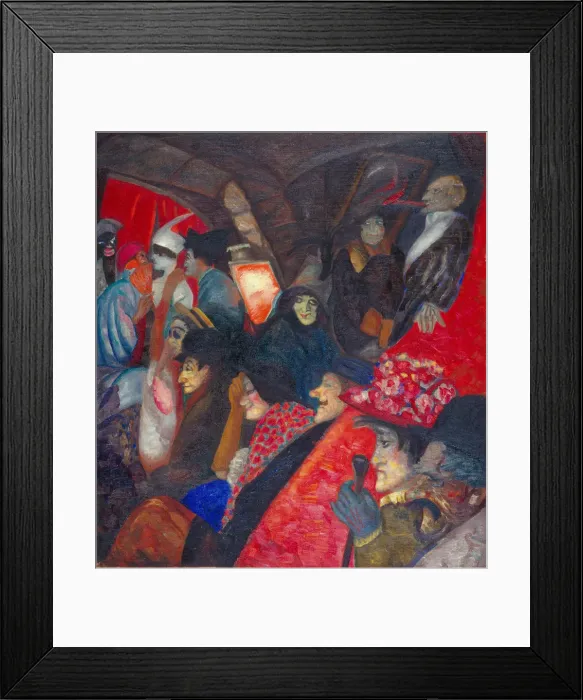 Framed Print : Cabaret Black Cat, 1913. Artist: Grigoriev, Boris Dmitryevich (1886-1939) Framed Print : Cabaret Black Cat, 1913. Artist: Grigoriev, Boris Dmitryevich (1886-1939)