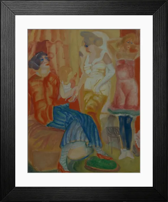 Framed Print : Women, 1916. Artist: Grigoriev, Boris Dmitryevich (1886-1939) Framed Print : Women, 1916. Artist: Grigoriev, Boris Dmitryevich (1886-1939)