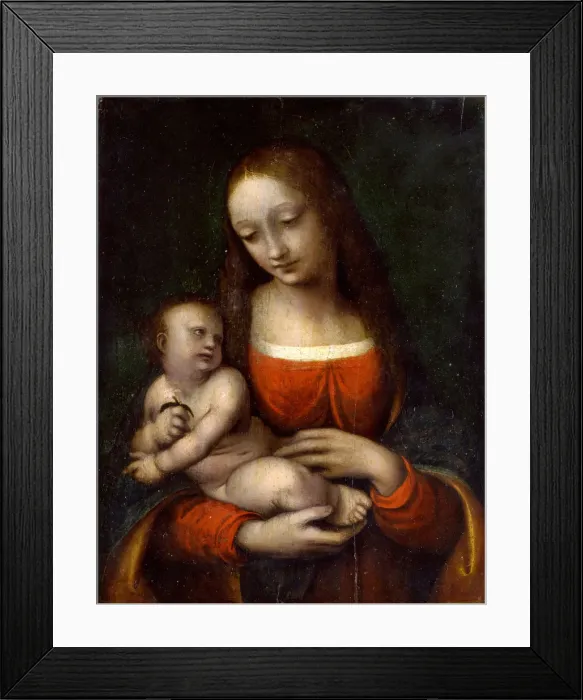 Framed Print : Virgin and Child, 1510-1515. Artist: Giampietrino (1 Half of 16th cen. ) Framed Print : Virgin and Child, 1510-1515. Artist: Giampietrino (1 Half of 16th cen. )