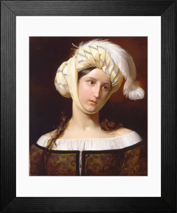 Framed Print : Rebecca, ca 1835. Artist: Molteni, Giuseppe (1800-1867) Framed Print : Rebecca, ca 1835. Artist: Molteni, Giuseppe (1800-1867)