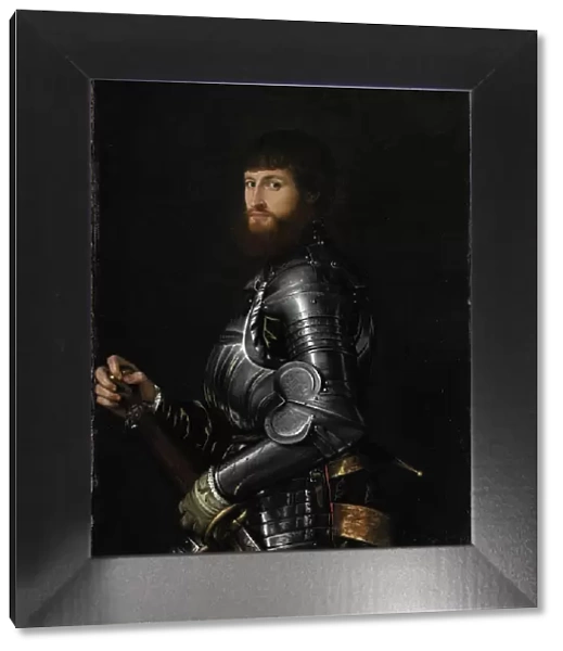 Portrait of a Nobleman in Armour, Between 1540 and 1560. Artist: Moroni, Giovan Battista (1520  /  25-1578)