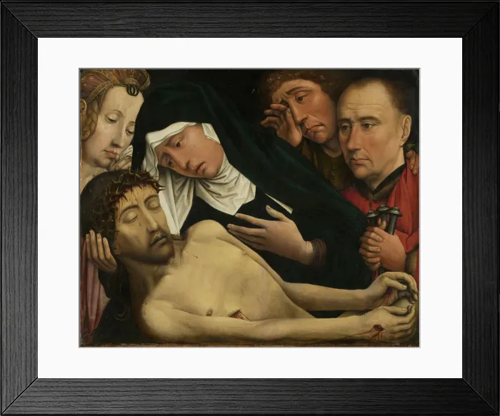 Framed Print : The Lamentation over Christ, c. 1510. Artist: De Coter, Colijn (c. 1440 / 5-c. 1522 / 32) Framed Print : The Lamentation over Christ, c. 1510. Artist: De Coter, Colijn (c. 1440 / 5-c. 1522 / 32)